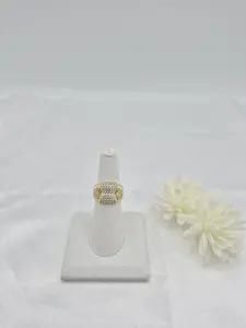 Women's ring in 14k gold plated. (26)
