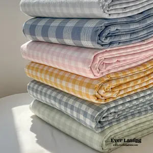 Assorted Gingham & Plaid Bed Sheets Assorted Gingham & Plaid Bed Sheets
