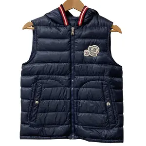 Pre-owned MONCLER Polyester Small Leather Goods MEDOC Down Vest