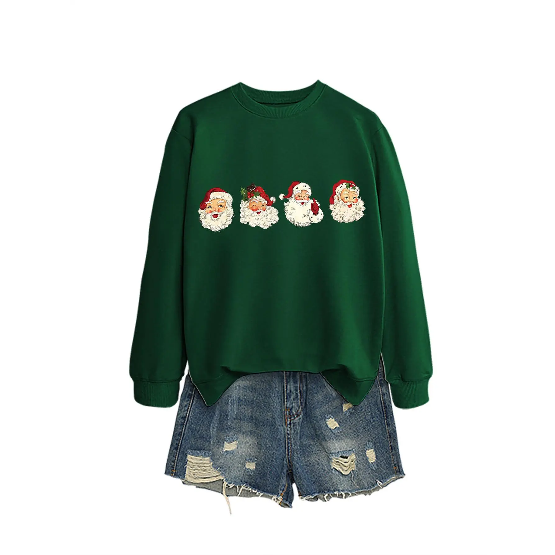 Deep green hoodie (color picture)