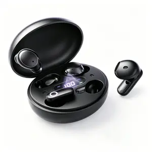 Tiny Discreet Sleep Earbuds for Small Ear Canals, Dual Mode Wireless Headphones – Left & Right Work Independently, Invisible Low Profile Design for Side Sleeping, Mini in-Ear Earphones for Bed, Office,Noise Isolation Comfort Fit,headphones for sleeping