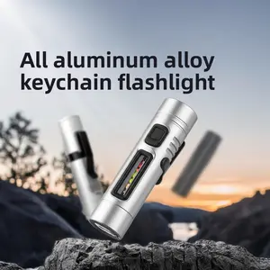 Multifunctional Keychain Light Mini Strong Light Flashlight Magnet 1314 Portable Light Portable LED Key Light Compact