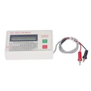 High Accuracy Handheld Capacitor Tester, LCD Display Capacitance Meter with Smart Shutdown Function, Lightweight Portable Capacitance Testing Tool