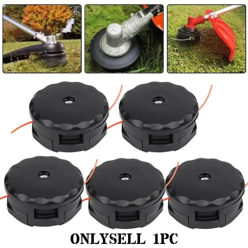 5 Pack String Trimmer Head, Cutting Heads for Shindaiwa Echo Speed Feed 400 Quick Feed Lawn Care SRM-225 SRM-230 SRM-210 with Straight Shaft and Echo Weed Eater Features Durability Garden Cutting Efficiency Power Tools Versatile Compatibility