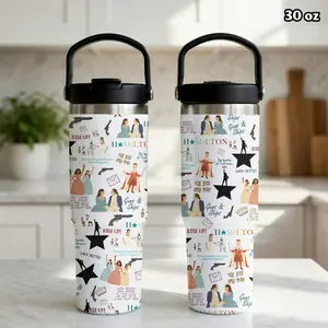 Hamiltton Musical Broadway Quotes Tumbler 40oz, Historical Theater Fan Drinkware For Men Women, Rise Up Singing Gift Idea | 170326.R2953.ID00