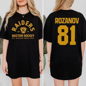 Ilya Rozanov 81 Boston Raiders Tee, Hudson Williams Connor Storrie Shirt, Heated Rivalry Inspired Tee, Shane Hollander Shirt