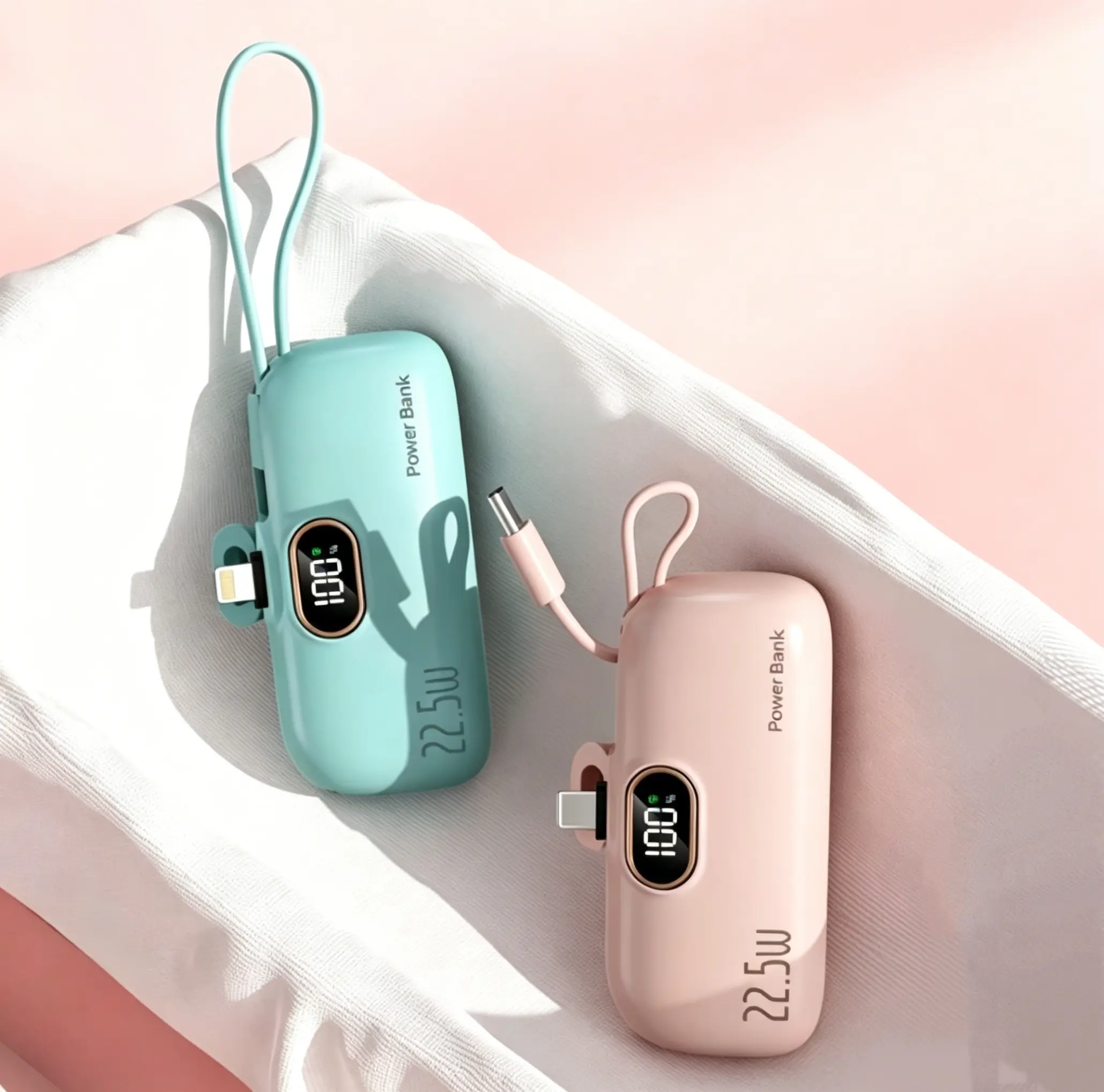 Portable Power Bank, 5000mAh USB Power Bank with Type-C Port, Compatible with iPhone, Samsung & Xiaomi Mobile Phone Series, Universal Power Bank, External Battery Pack, Power Pack
