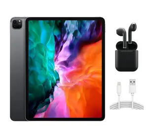 Refurbished Apple iPad Pro 12.9 (4th Gen) (WiFi + Cellular Unlocked) A2069 Excellent Condition with Wireless Earbuds & 1 Year Warranty