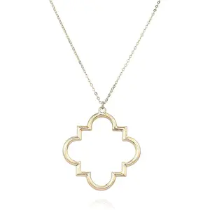 Crown & Ivy Gold Fashion Pendant - Design Necklace for Women