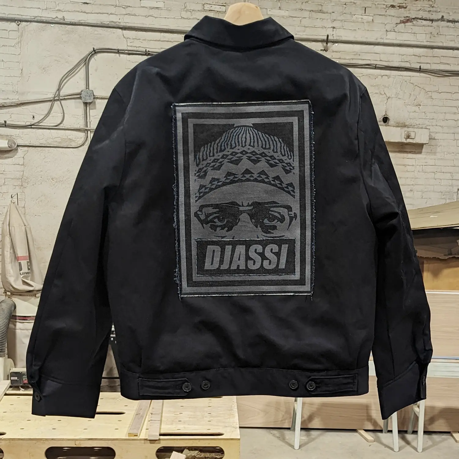 Djassi Mechanic Jacket Black ( Pre-Order) - Amilcar Cabral