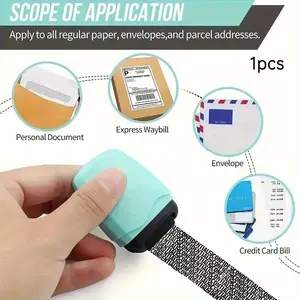 Privacy Protection Multi-Functional Leak-Proof Roll Seal Tape, Ideal for Documents, Receipts, Financial Info, Secure Sealing