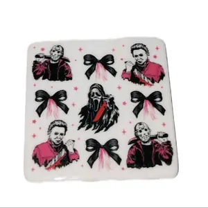 Cute Horror Characters with bows- Car Vent Clip Air Freshener with Scent Tab  for Car Vent Accessories Car Air Vent Clip cool decor