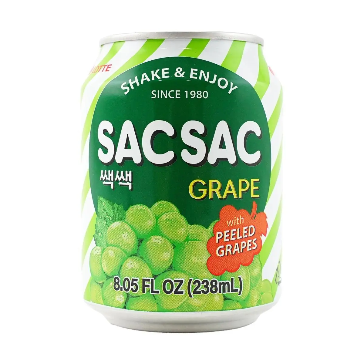 LOTTE Korea Grape Juice Drink 238ml - Refreshing & Delicious Korean Beverage