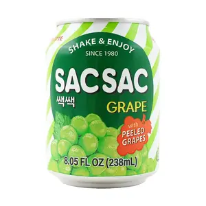 LOTTE Korea Grape Juice Drink 238ml - Refreshing & Delicious Korean Beverage