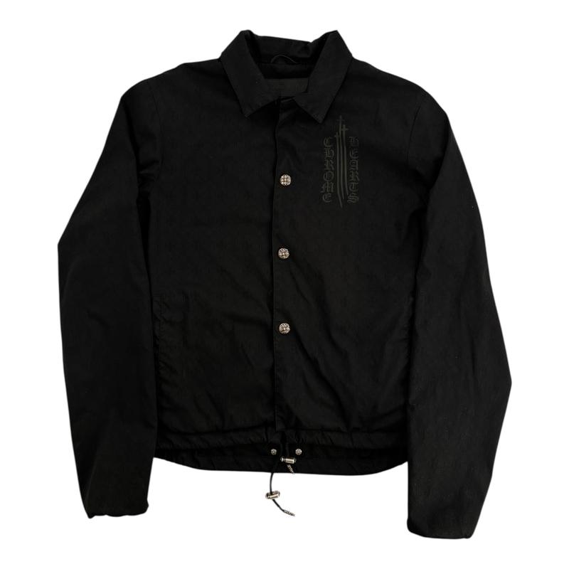Chrome Hearts Eye Chart Monogram Coach Jacket Black - Lightly Worn