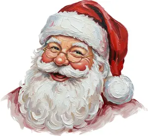DTF Transfer –Vintage Santa Paint Multi Sizes