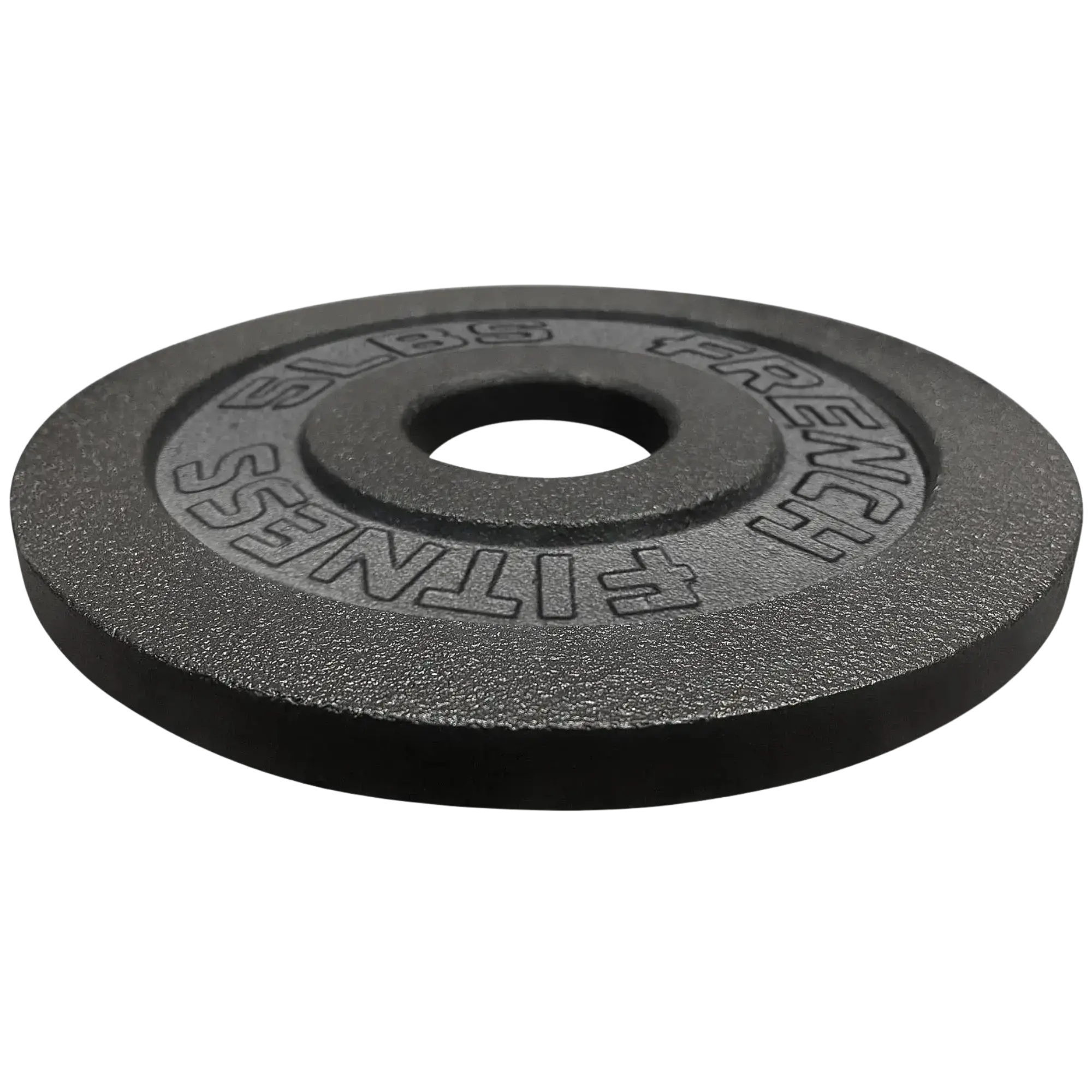 French Fitness Cast Iron Olympic Weight Plate V1 5 lbs (New)