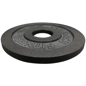 French Fitness Cast Iron Olympic Weight Plate V1 5 lbs (New)