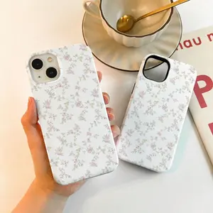 Blue and white floral Chinese-style aesthetic phone case, compatible with iPhone 17/16/15/14/13/12/11, is an ideal holiday gift for friends, family, or yourself.