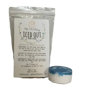 Iced Out - Shower Melts - Menthol Infused Steamer for Congestion Relief & Energized Body - Made in USA