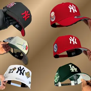 New Era LA Dodgers NY Yankees Urban Fashion Cap – Flat Brim Baseball Snapback Hat, Luxury Embroidery Design, Structured Crown Fit, Casual Streetwear Sports Accessory