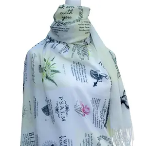 Christian Sympathy Gift | Dawn Bible Verses Scarf for Grief