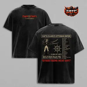 Cap'n Clark's Backroom Washed T-Shirt Hoodie Sweatshirt, Backrooms Movie Graphic Tee, Horror Found Footage Apparel, Vintage Liminal Space Fan Shirt, Heavyweight Cotton Unisex Gift