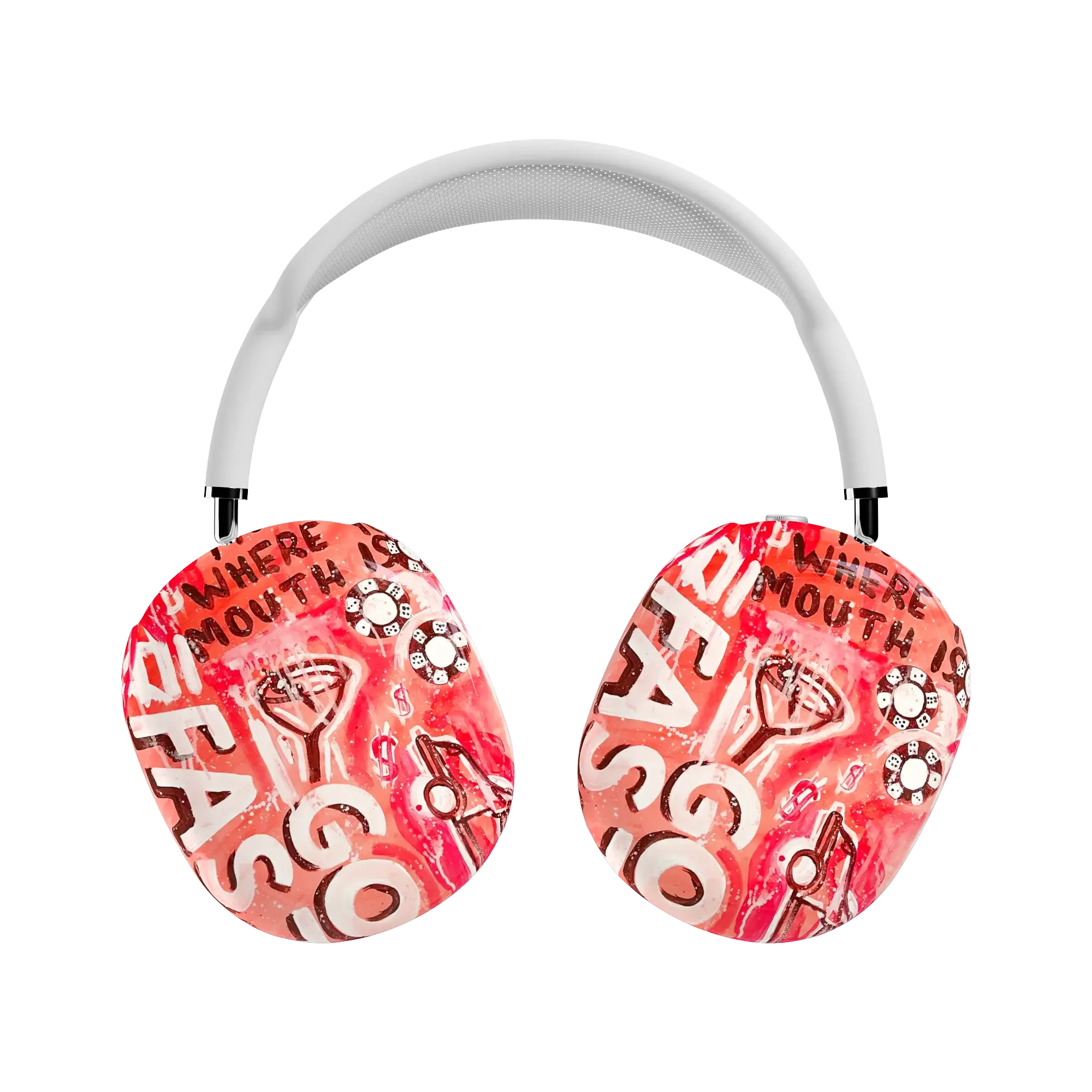 Snap-On Front Scratch Guards for AirPods Max Over-Ear Headphones, Go-Fast Protective Over Ear Accessories