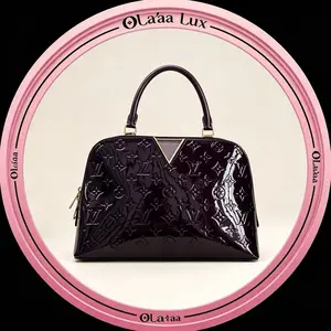 Pre-owned Louis Vuitton BURGUNDY MONOGRAM PATENT LEATHER SHOULDER BAG with Strap C19495497710