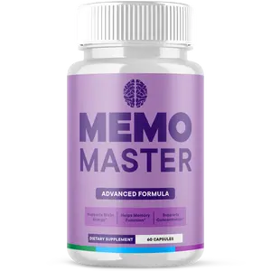 Memo Master Advanced Memory and Focus Support Pills Natural Vitamin Supplement Once Daily 60 Capsules