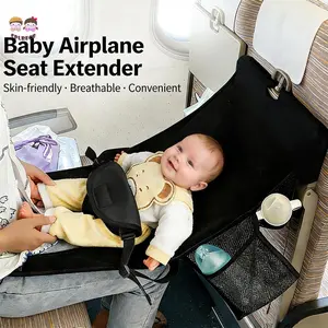 Infant Baby Airplane Hammock Portable Foldable Plane Lap Seat Extender for Travel Long Flight Flying