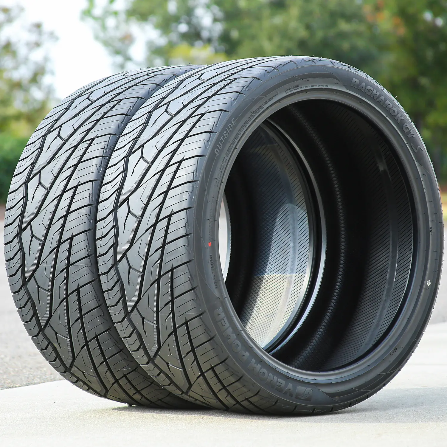 2 Tires Venom Power Ragnarok GTS 275/25ZR28 275/25R28 101W A/S High Performance