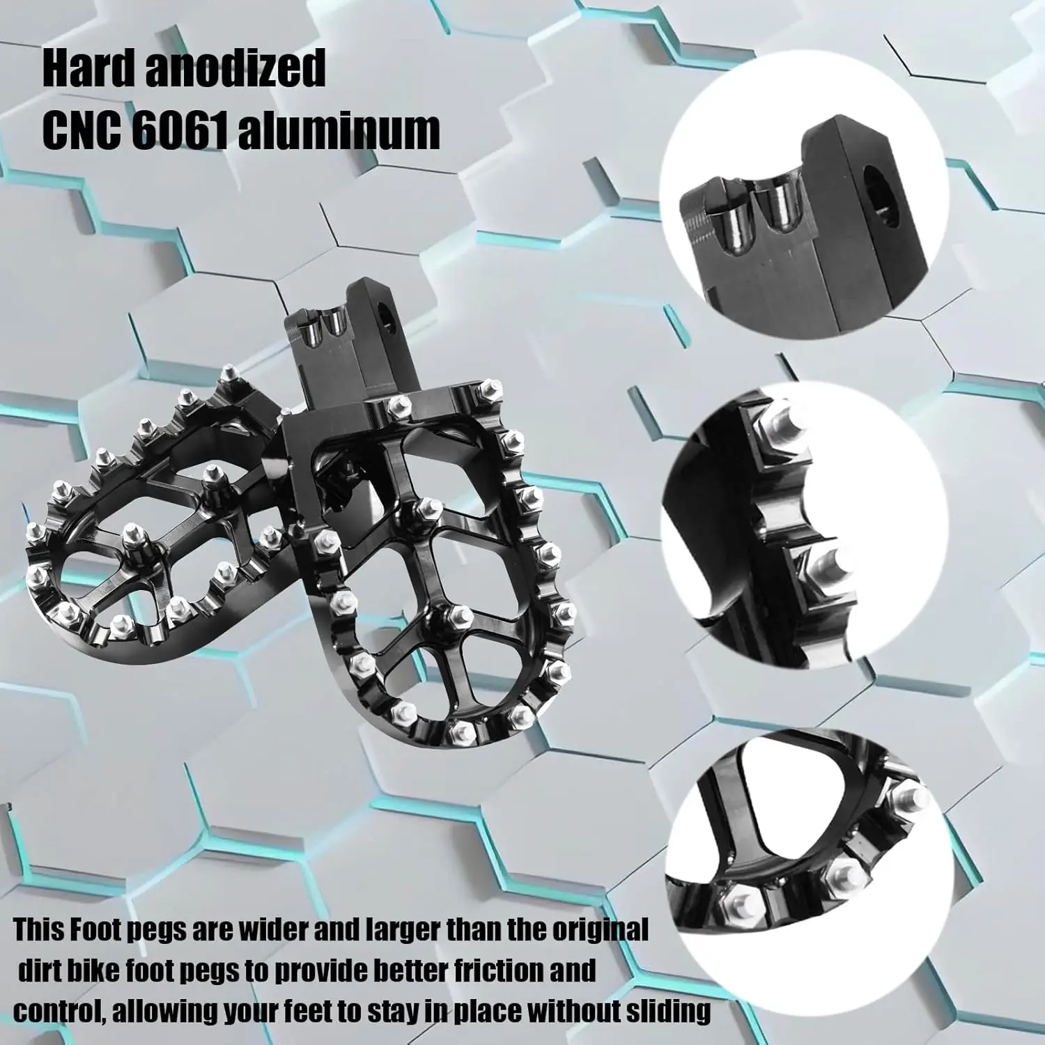 Motorcycle CNC Aluminum Foot Pegs Rests Footpegs for CRF50 CRF70 CRF110 XR50 XR70 XR110 CRF XR 50 70 110 M2R SDG DHZ KAYO Dirt Bike Pit Bike Motorcycle CNC Aluminum Foot Pegs Rests Footpegs for CRF50 CRF70 CRF110 XR50 XR70 XR110 CRF XR 50 70 110 M2R SDG DHZ KAYO Dirt Bike Pit Bike