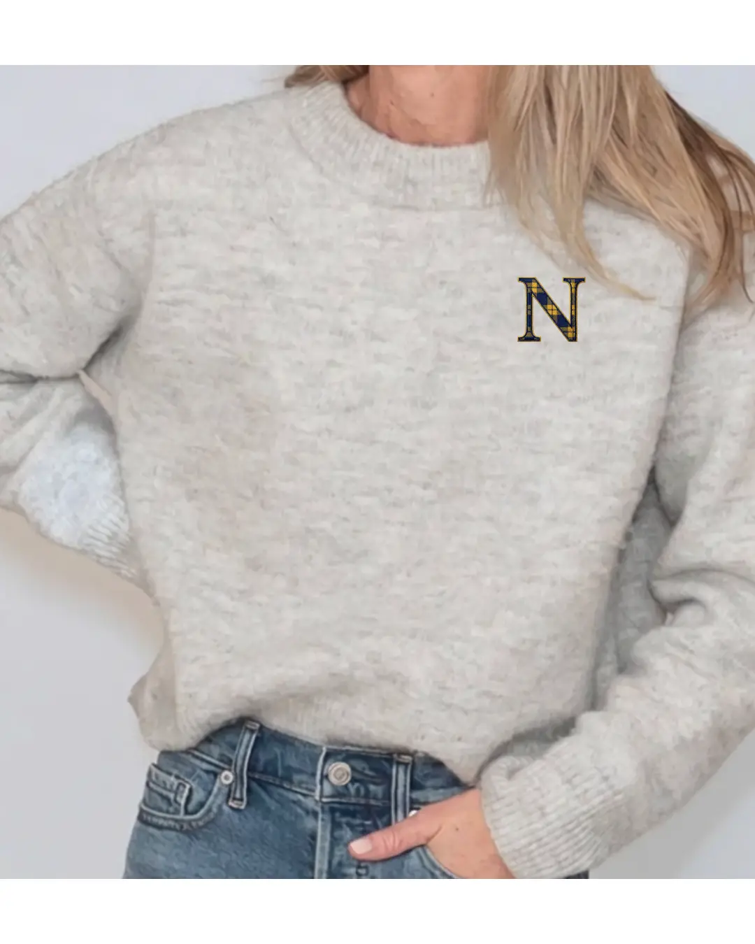 Wool-Alpaca Crewneck Sweater – Heather Gray | Reunion Edition