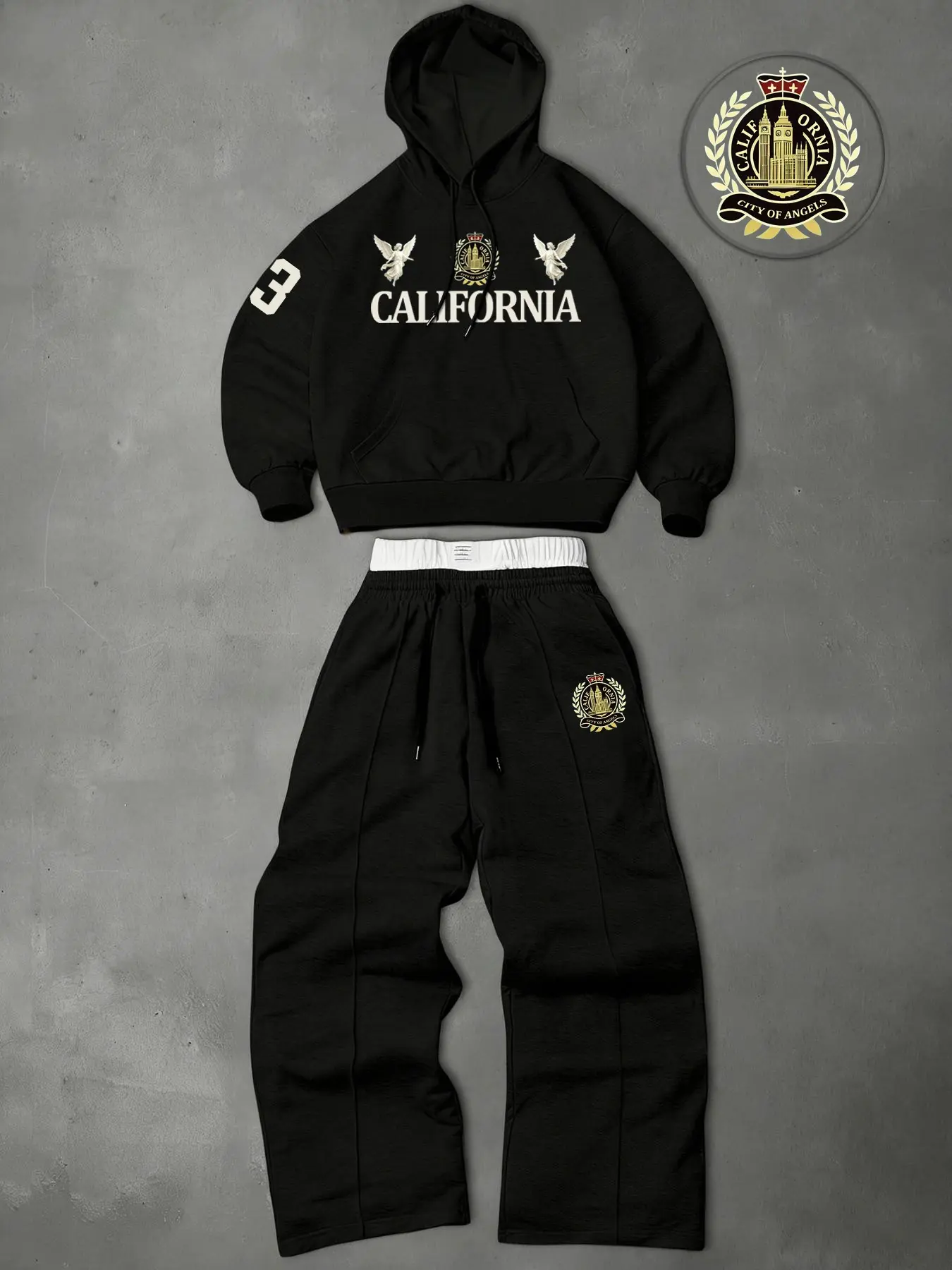 sweatpants hoodie set - TikTok Shop