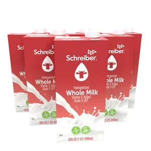 Whole Milk, Shelf Stable Milk, Low with Vitamin A D, 32 oz (6)