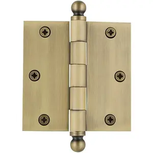 Ball-Tip Residential Door Hinge with Square Corners