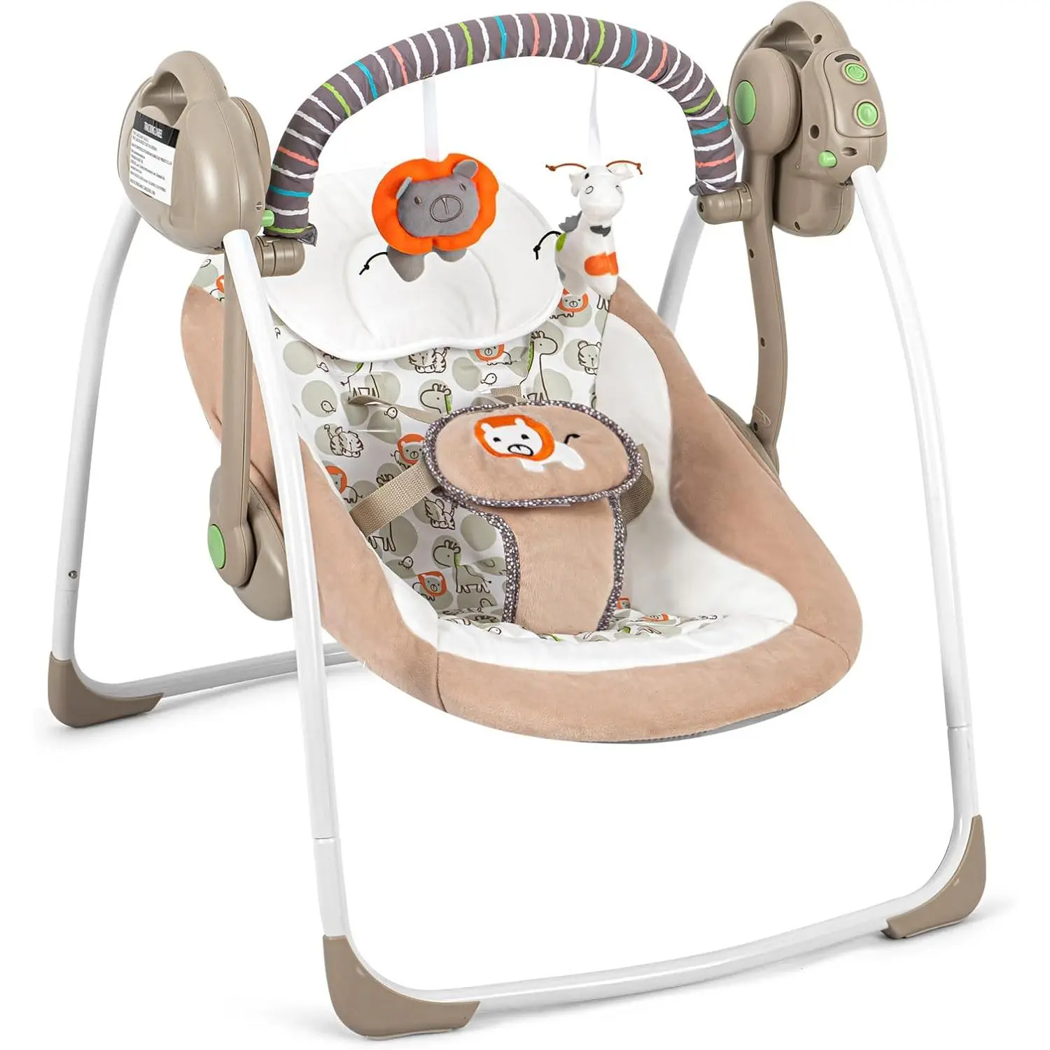 Baby Swings  Infants, Baby Swing Newborn, Baby Swing with Intelligent Music Vibration Box, Infant Swing Load Resistance: 6-25 lb, Applicable Object: 0-9 Months