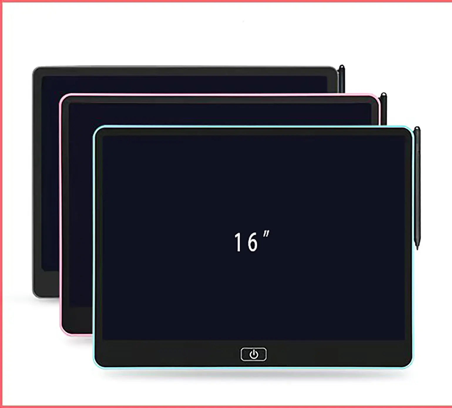 12"16" LCD Writing Tablet Electronic Drawing Notepad Doodle Board-Kids Office