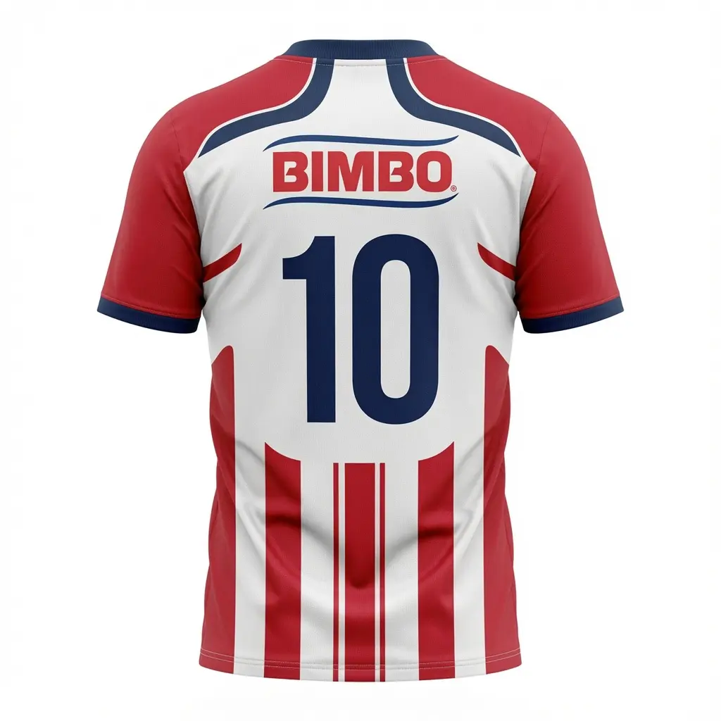 Guada 2006/07 Retro Red Jersey Striped Club Fan Casual Top, Vintage Logo Graphic Tee in Premium Breathable Fabric, Perfect Daily Wear Gift for Mexican Soccer Enthusiasts, Classic Soccer Shirt, Vintage Football Fan Match Day Gift