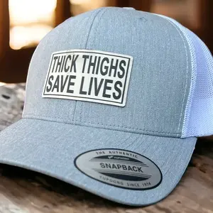 Thick Thighs Save Lives Apparel Hat, Funny Quote Hat, Women's Trendy Cap, Confidence Booster Gift, Bold Statement Headwear