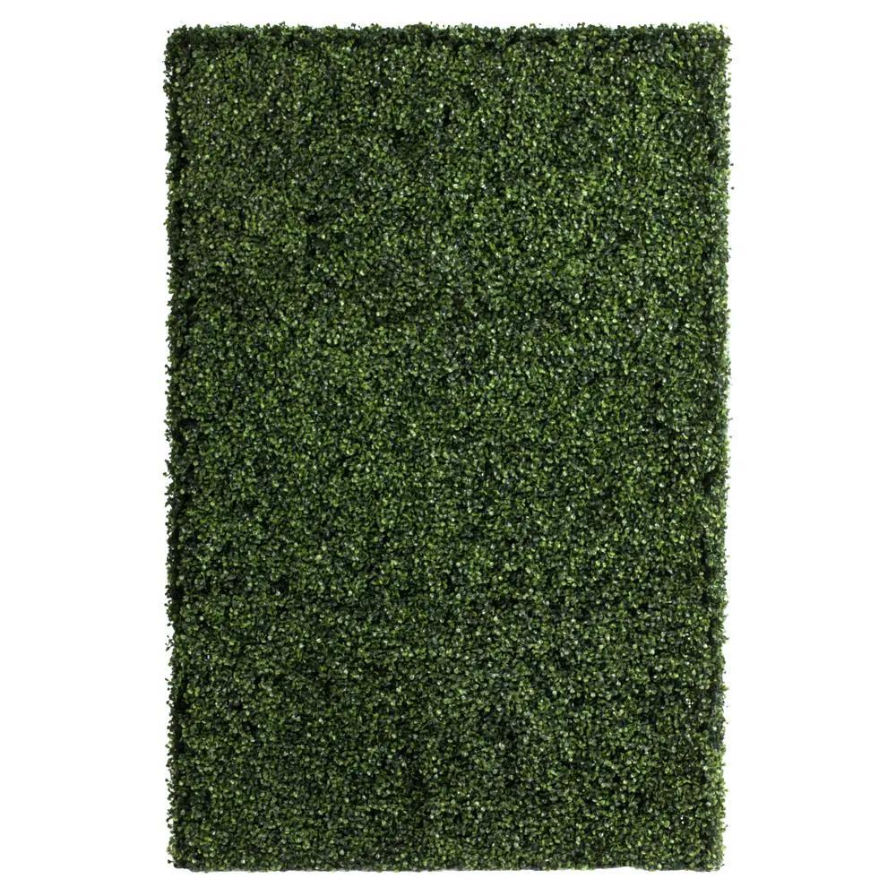 212 MAIN UV-Resistant Synthetic Artificial Boxwood Hedge (72x16x48in) - Decorative Indoor Home Supplies & Decor, Year-Round Green Plant Accent