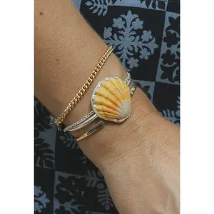 Sunrise Shell Cuff