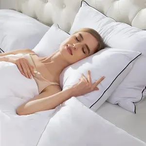 UFIST Star-Rated Hotel Quality White Pillows - 2 Pack, Standard Plus Size, Soft & Breathable, Neck Support, Machine Washable, Deformation Resistant, for Back Stomach & Side Sleepers, Christmas Gifting