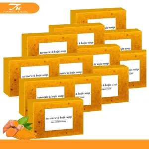 Lemon Turmeric Kojic Soap,Turmeric & Kojic Soap, Kojic AcidSoap, Soap Body CareBody Wash Lemon FlawlessOrganic