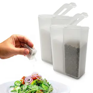 Kitchen Discovery Travel Salt & Pepper Shakers – Portable, Refillable Spice Shakers for Camping & Travel