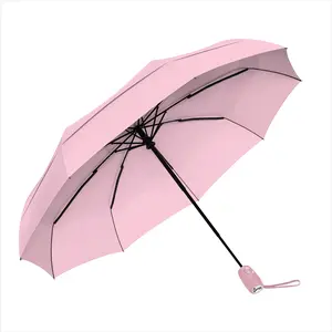 Repel Windproof Travel Umbrella – Pastel Pink Compact Auto Open