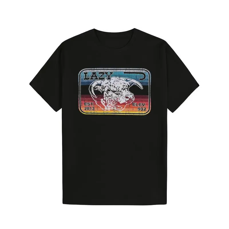 Serape Elevation Graphic T-Shirt, Men's Classic Fit Short Sleeve Casual Top in Soft 100% Cotton, Tshirt, Shortsleeve, Fabric, Menswear, Streetwear, Mens Clothing, Graphic Print, 4Xl