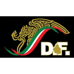 Mexico Eagle Distrito Federal Sticker | Car window vinyl sticker decal Gobierno de Mex. Mexico Aguila logo Mexican Flag DF Trokiando