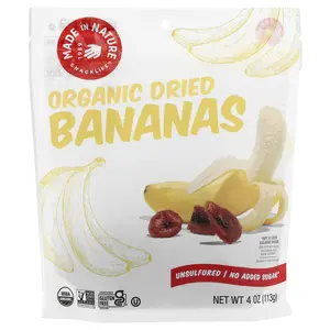 Made in Nature Organic Dried Banana, 4 oz (113 g)